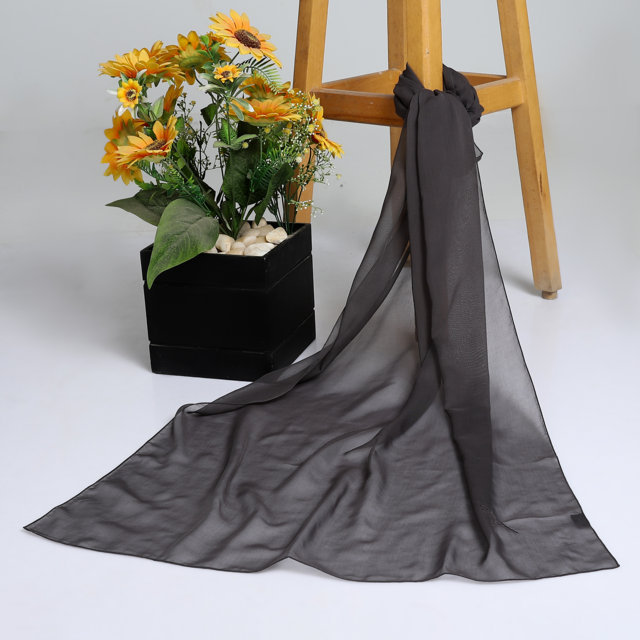 شيله قطن استرتش اسود